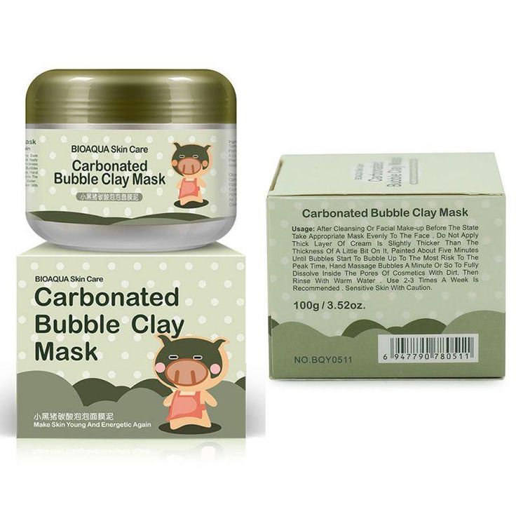 Carbonated Bubble Clay Mask| قناع الطين الفقاعي الكربوني