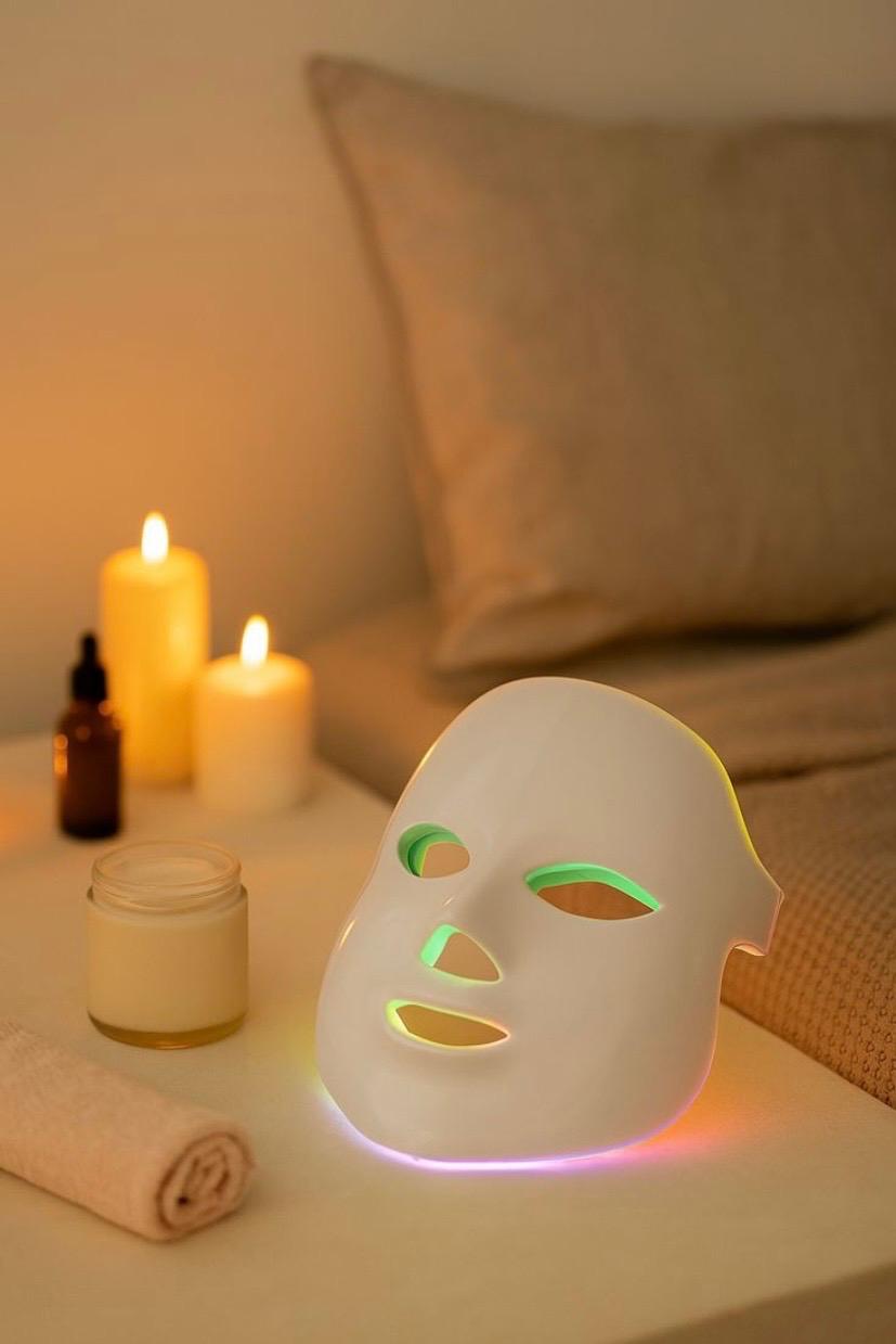 LED Photon Rejuvenation Face Mask – Professional LED Light Therapy at home for Anti-Aging, Acne Treatment & Skin tightening|