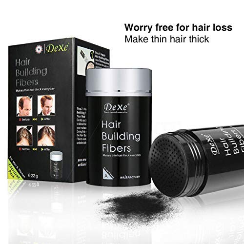 Instant Full Hair in 30 Seconds | Hair Building Fiber for Thinning Hair & Bald Spots | Waterproof Natural Look